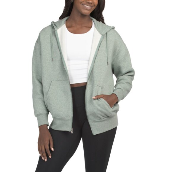 UNDER ARMOUR Green Icon Fleece Full Zip Jacket - Picture 1 of 2